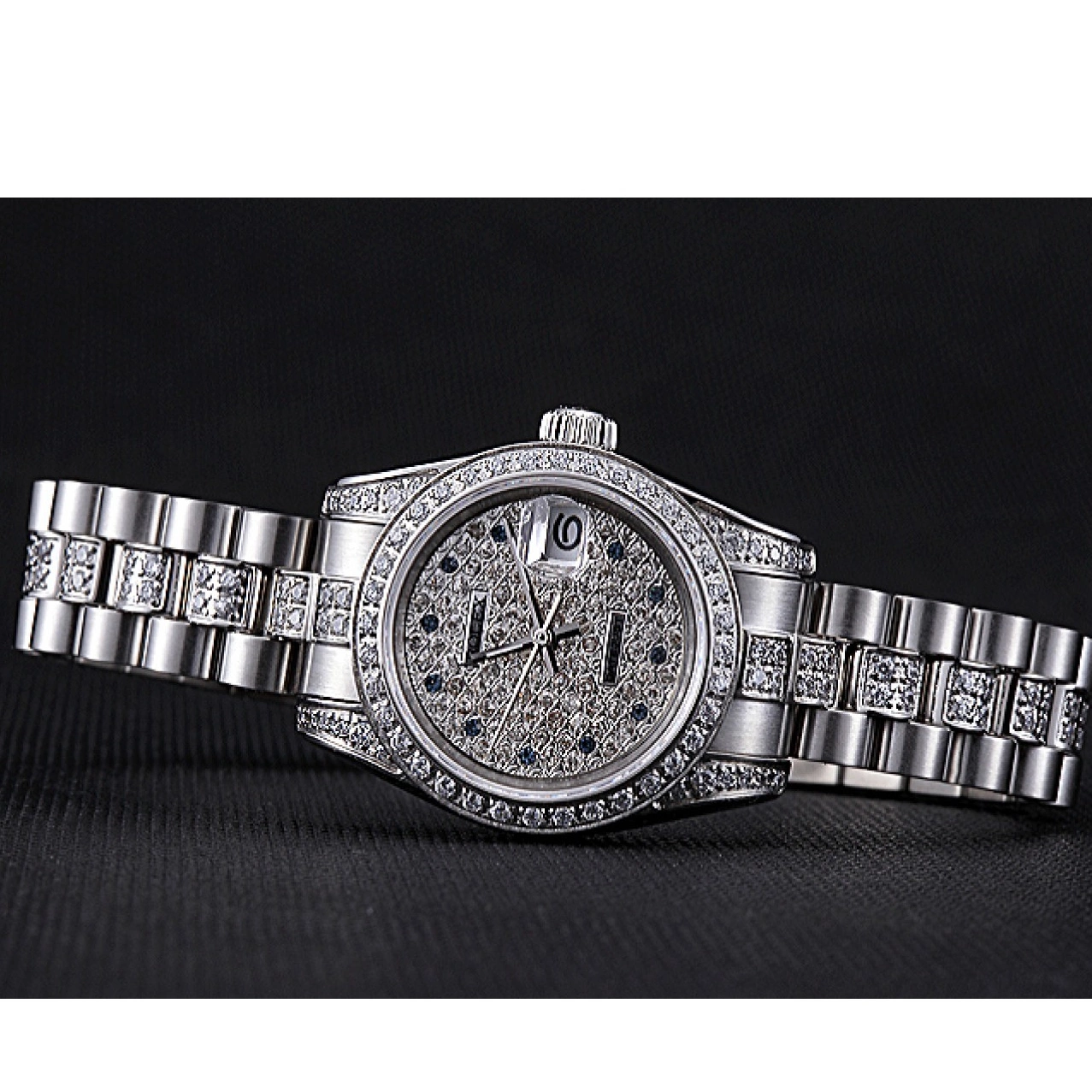 MiroTime 0721 Swiss Rolex DateJust Diamond Dial Stainless Steel 622021